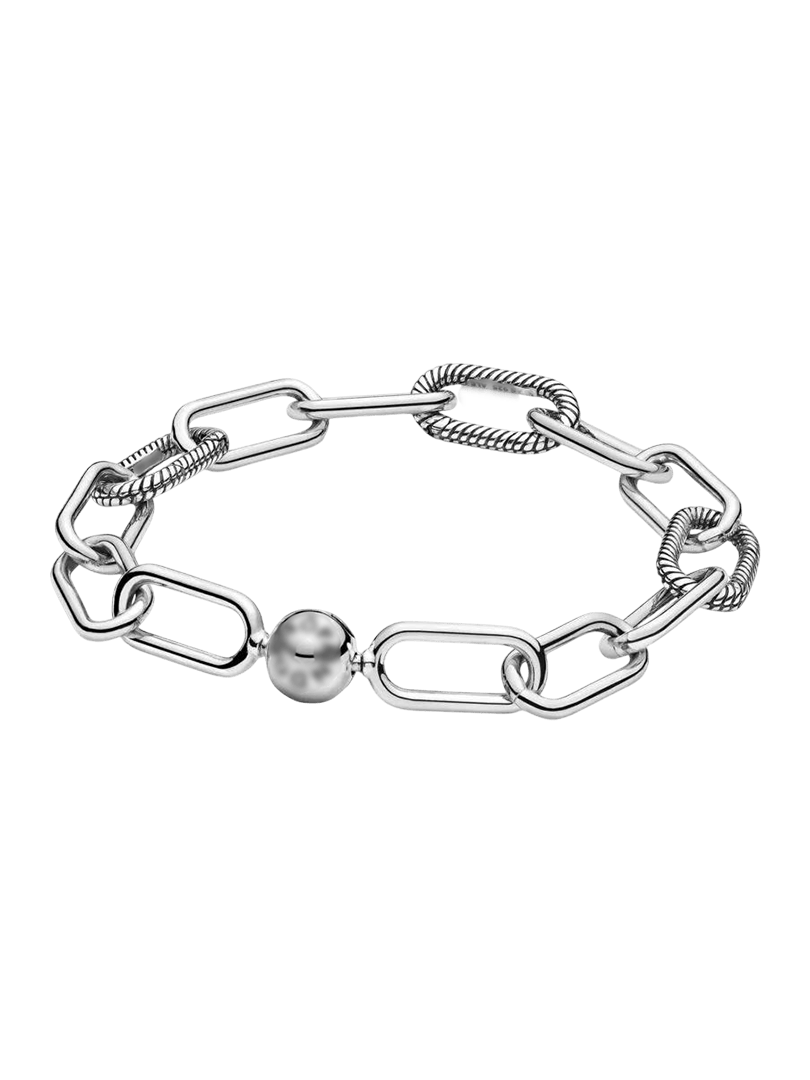 Brățară cu verigi și închizătoare sferică