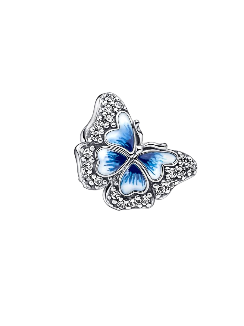 Talisman Fluture Albastru Strălucitor