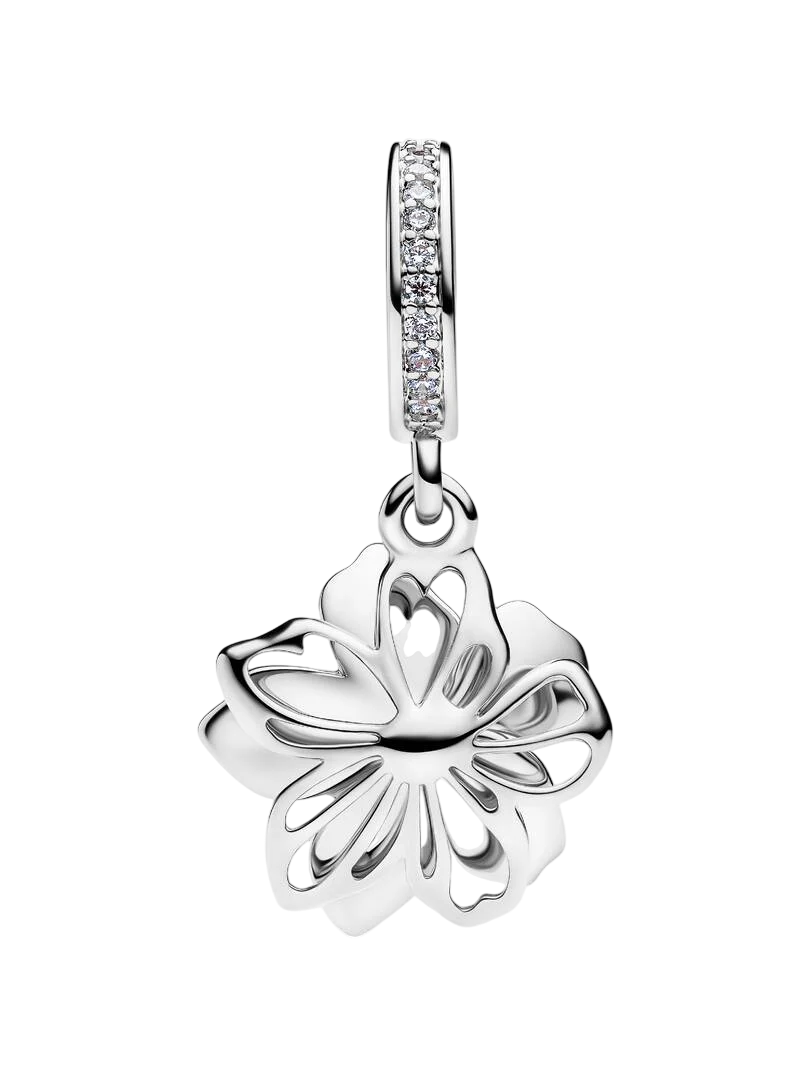 Pandantiv Floare de Cireș Albastră